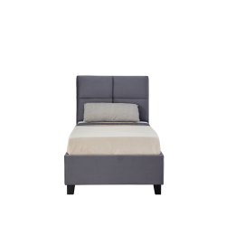 Cama tapizada 90x200 (gris) Cama tapizada 90x200 (gris)