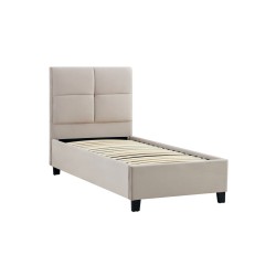 Upholstered bed 90x200 (beige) Upholstered bed 90x200 (beige)