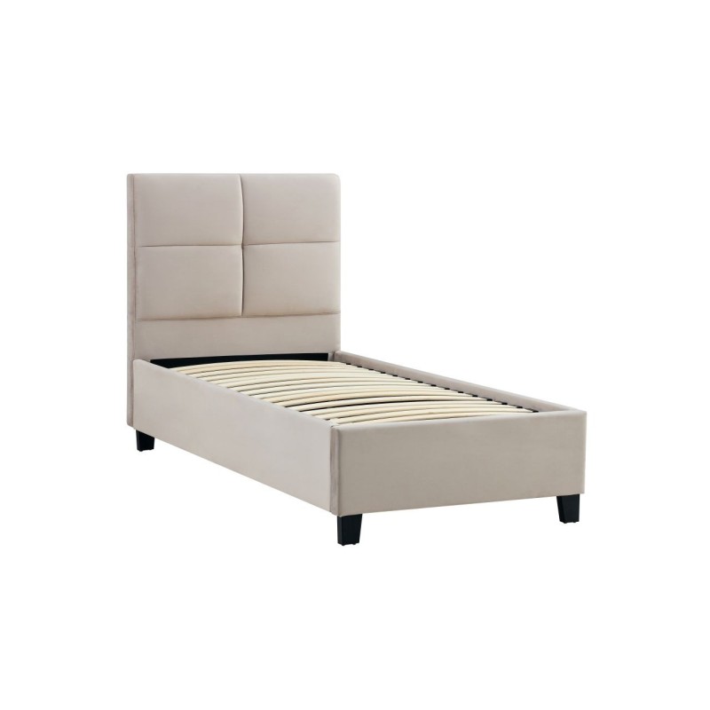 Upholstered bed 90x200 (beige) Upholstered bed 90x200 (beige)