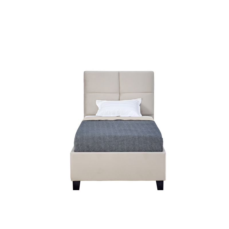 Upholstered bed 90x200 (beige) Upholstered bed 90x200 (beige)