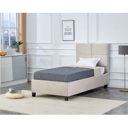 Upholstered bed 90x200 (beige) Upholstered bed 90x200 (beige)