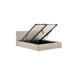 Gepolstertes Bett 160x200 (beige) Gepolstertes Bett 160x200 (beige)