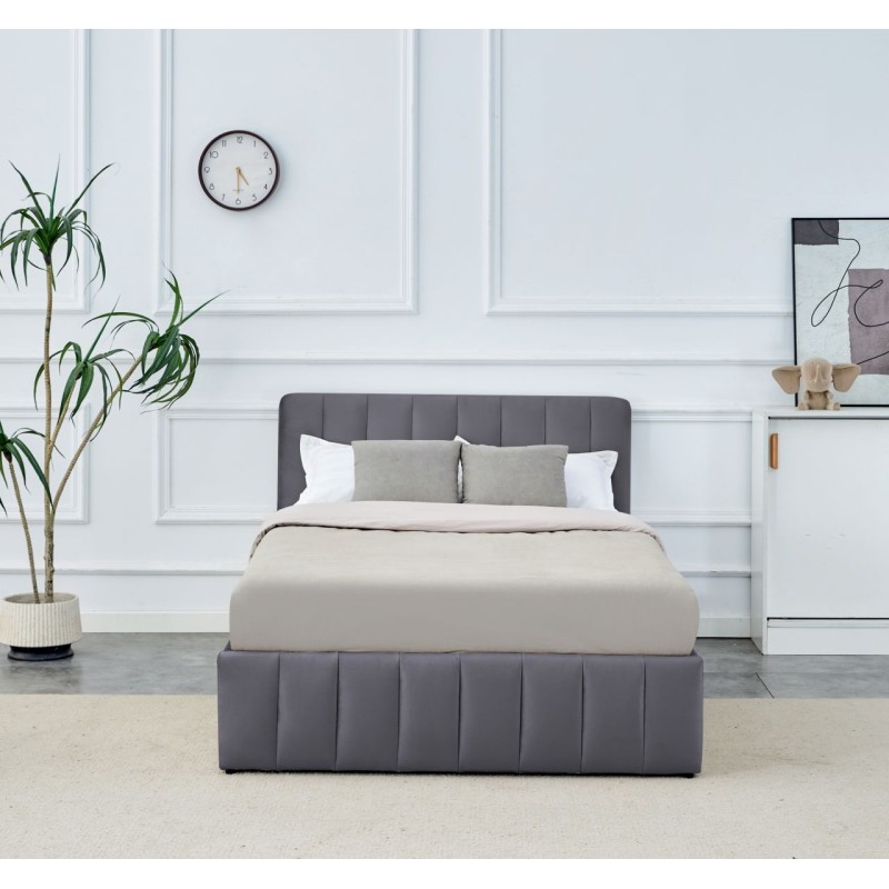 Upholstered bed 120x200 (gray) Upholstered bed 120x200 (gray)
