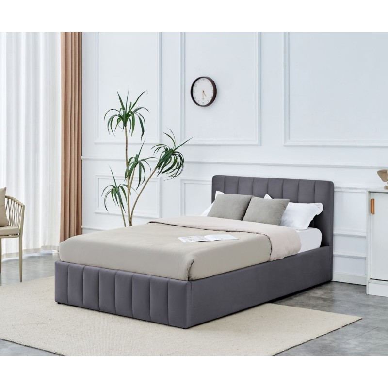 Upholstered bed 120x200 (gray) Upholstered bed 120x200 (gray)