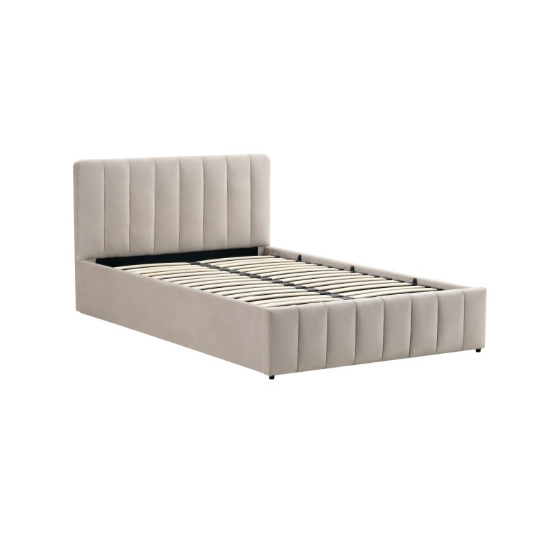 Cama tapizada 120x200 (beige) Cama tapizada 120x200 (beige)