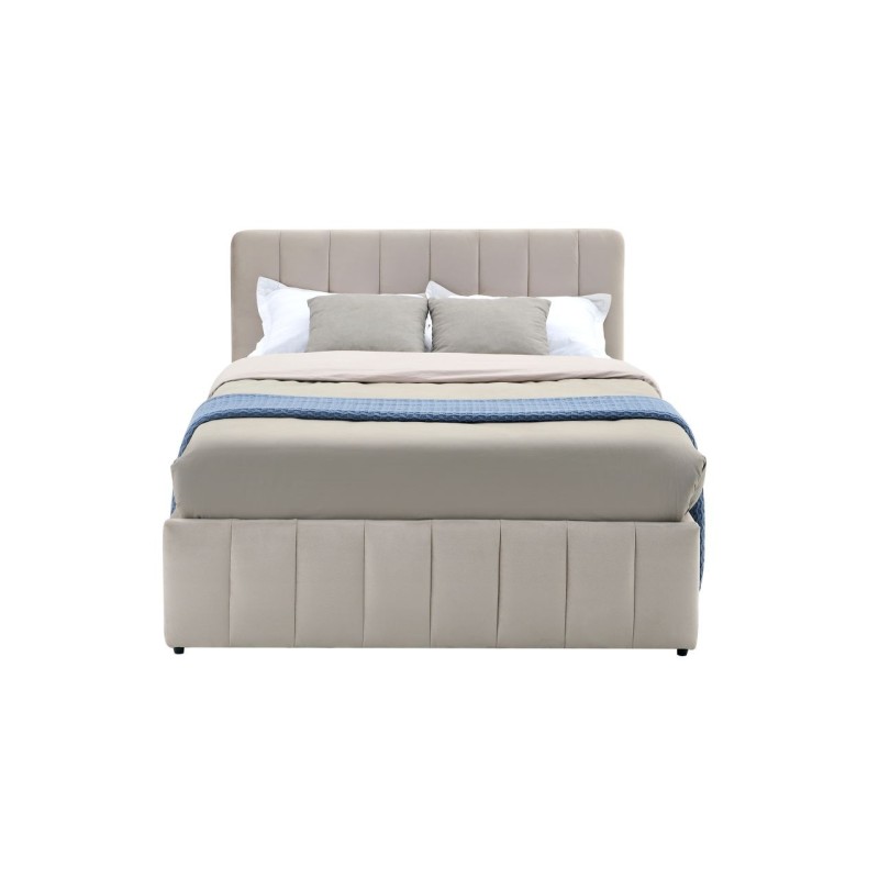 Cama tapizada 120x200 (beige) Cama tapizada 120x200 (beige)