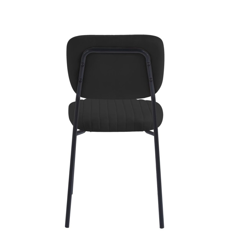 Silla de terciopelo (negra) Silla de terciopelo (negra)