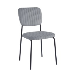 Velvet chair (gray)