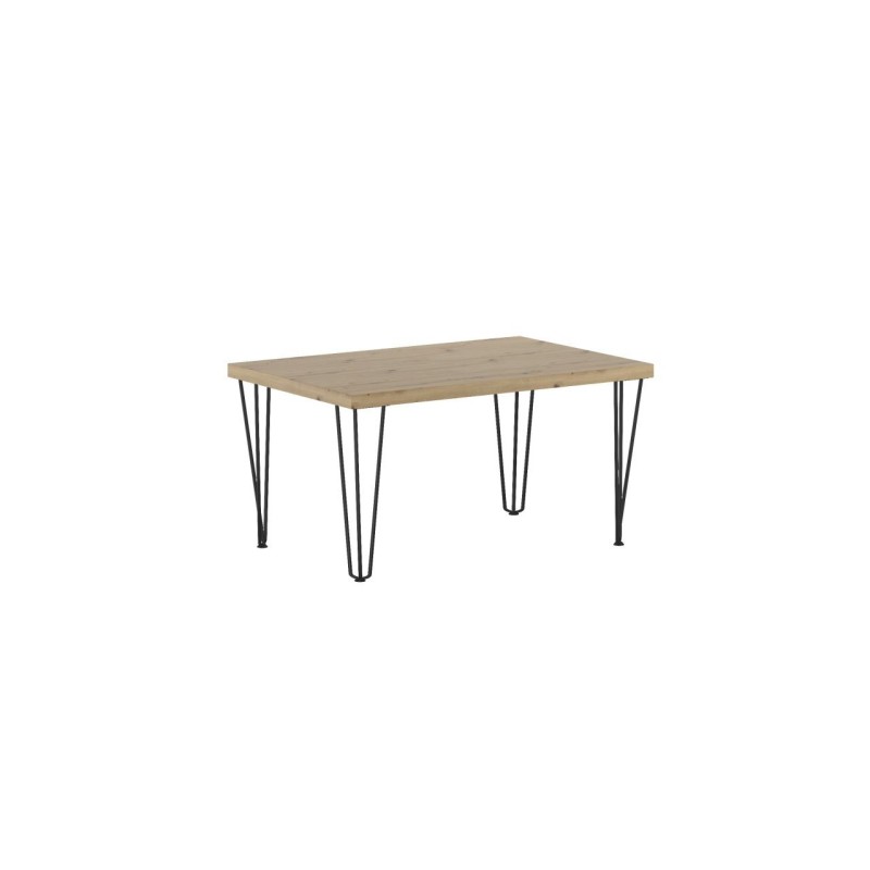 Mesa de centro (roble artisan + patas III) 67x101 Mesa de centro (roble artisan + patas III) 67x101