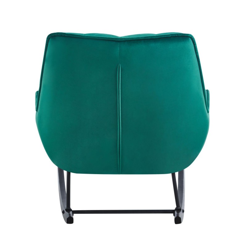 Fotel bujany velvet (zielony) Fotel bujany velvet (zielony)