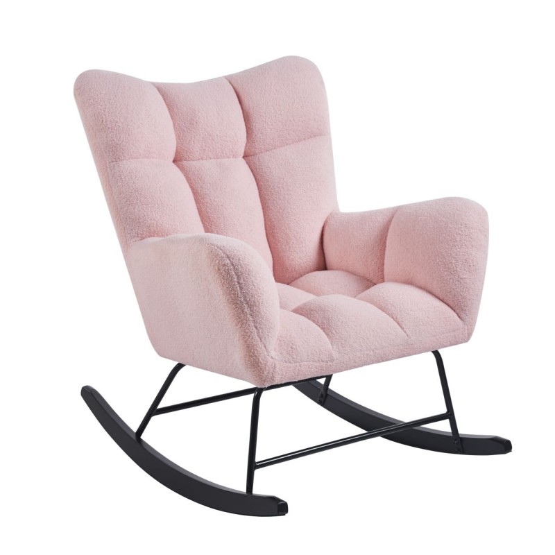 Fotel bujany Teddy (różowy) Fotel bujany Teddy (różowy)