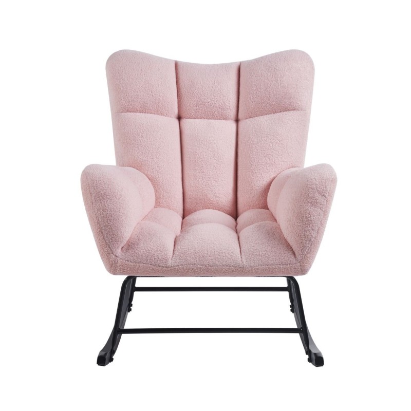 Fotel bujany Teddy (różowy) Fotel bujany Teddy (różowy)