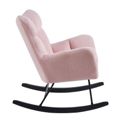 Fotel bujany Teddy (różowy) Fotel bujany Teddy (różowy)