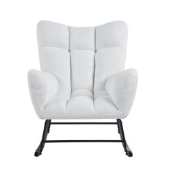 Fotel bujany Teddy (biały) Fotel bujany Teddy (biały)