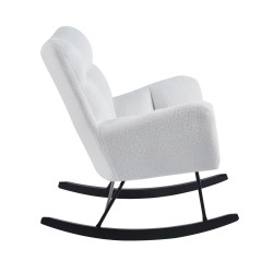 Fotel bujany Teddy (biały) Fotel bujany Teddy (biały)