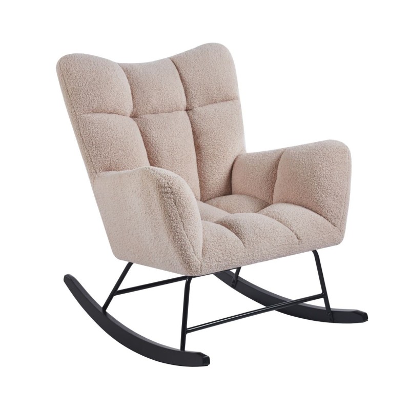 Fotel bujany Teddy (beżowy) Fotel bujany Teddy (beżowy)