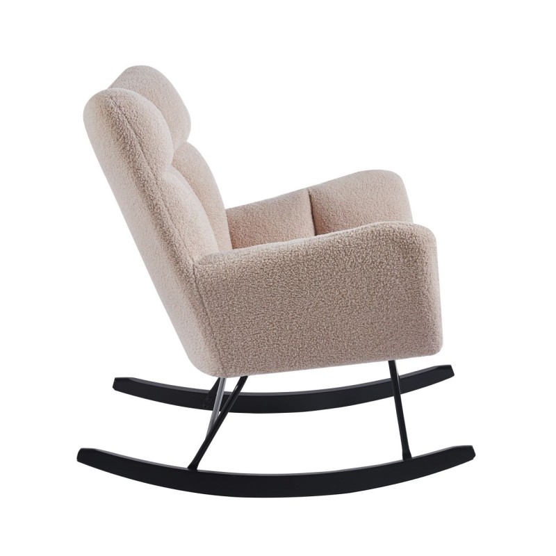 Fotel bujany Teddy (beżowy) Fotel bujany Teddy (beżowy)