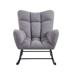 Silla mecedora Teddy (gris) Silla mecedora Teddy (gris)