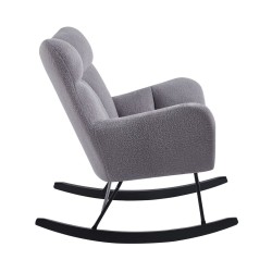 Fotel bujany Teddy (szary) Fotel bujany Teddy (szary)