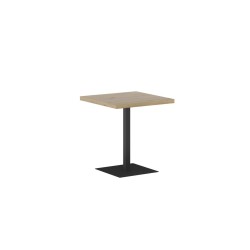 Table (artisan oak + T leg) 67x67