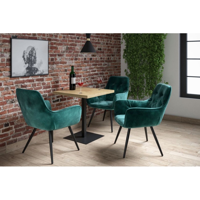Stół (dąb artisan + noga T) 67x67 Stół (dąb artisan + noga T) 67x67