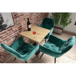 Stół (dąb artisan + noga T) 67x67 Stół (dąb artisan + noga T) 67x67