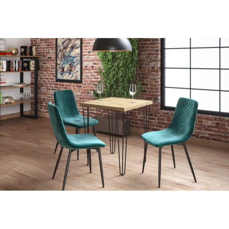 Table (oak artisan + legs III) 67x67 Table (oak artisan + legs III) 67x67