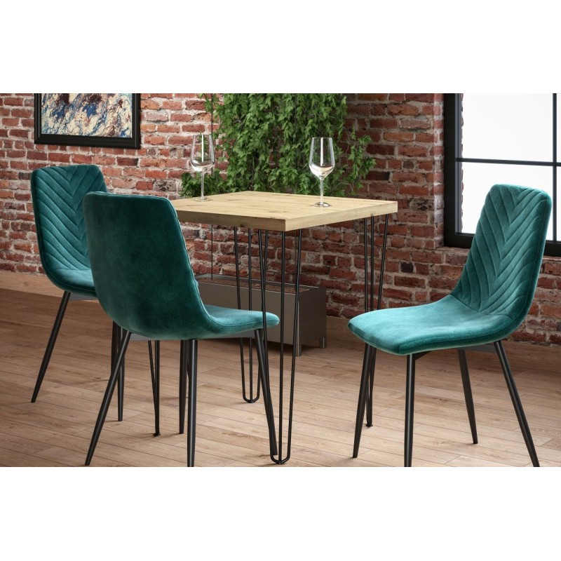 Table (oak artisan + legs III) 67x67 Table (oak artisan + legs III) 67x67