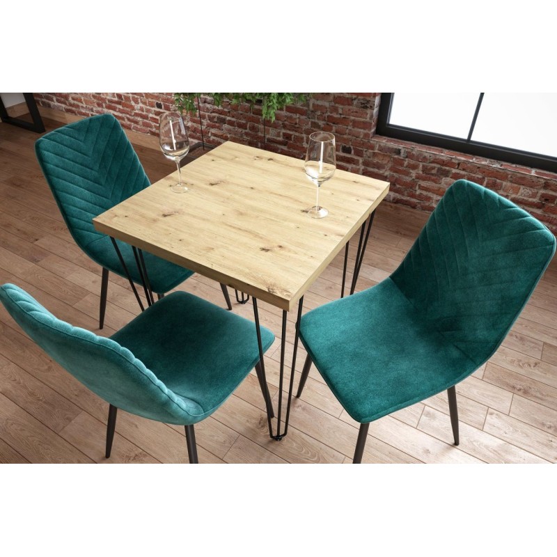 Stół (dąb artisan + nogi III) 67x67 Stół (dąb artisan + nogi III) 67x67