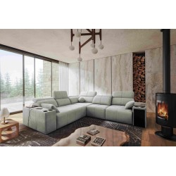Milano III corner sofa with a sleeping function - elegance and functionality in one!