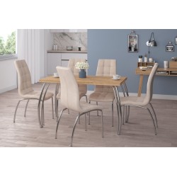 Table (golden oak craft + legs II) 67x128 Table (golden oak craft + legs II) 67x128