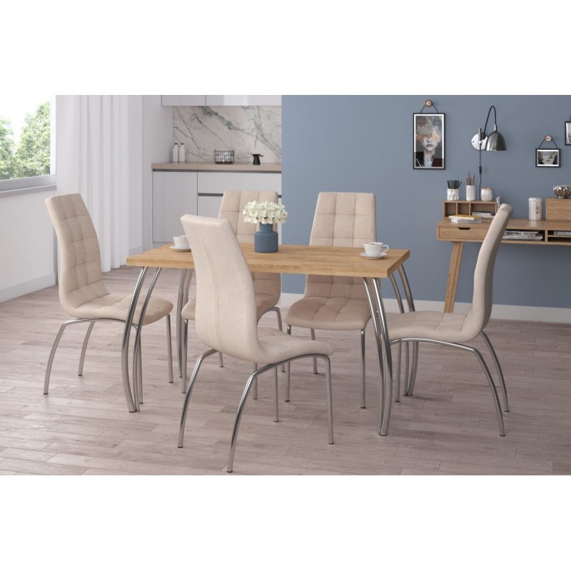 Table (golden oak craft + legs II) 67x128 Table (golden oak craft + legs II) 67x128