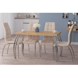 Table (golden oak craft + legs II) 67x128 Table (golden oak craft + legs II) 67x128