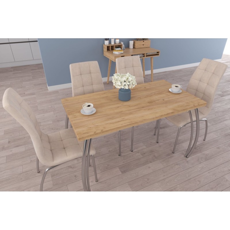 Table (golden oak craft + legs II) 67x128 Table (golden oak craft + legs II) 67x128