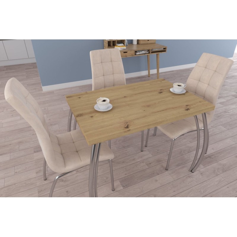 Stół (dąb artisan + nogi II) 67x101 Stół (dąb artisan + nogi II) 67x101