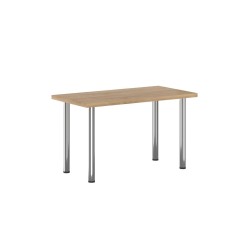 Table (golden oak craft + chrome legs) 67x128 Table (golden oak craft + chrome legs) 67x128