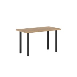Table (golden oak craft + black matte legs) 67x128 Table (golden oak craft + black matte legs) 67x128