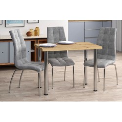 Table (artisan oak + chrome I legs) 67x101 Table (artisan oak + chrome I legs) 67x101