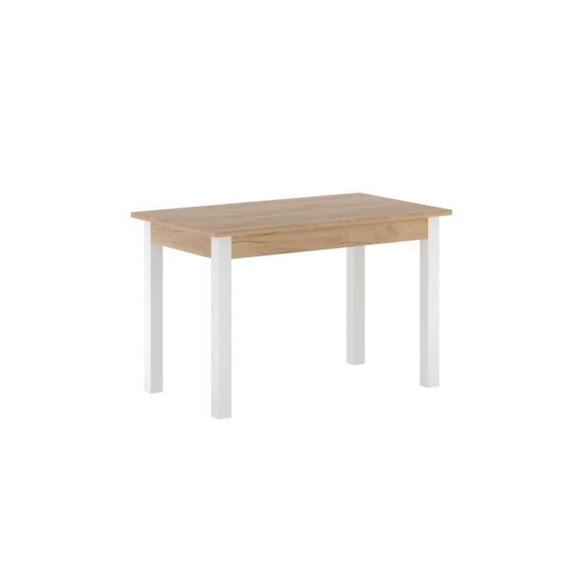 Розкладний стіл (золотий дуб craft/білий) 67x120(160) Розкладний стіл (золотий дуб craft/білий) 67x120(160)