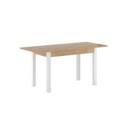 Розкладний стіл (золотий дуб craft/білий) 67x120(160) Розкладний стіл (золотий дуб craft/білий) 67x120(160)