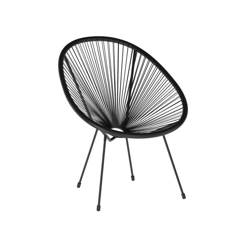 Recliner chair - technorattan (black) Recliner chair - technorattan (black)
