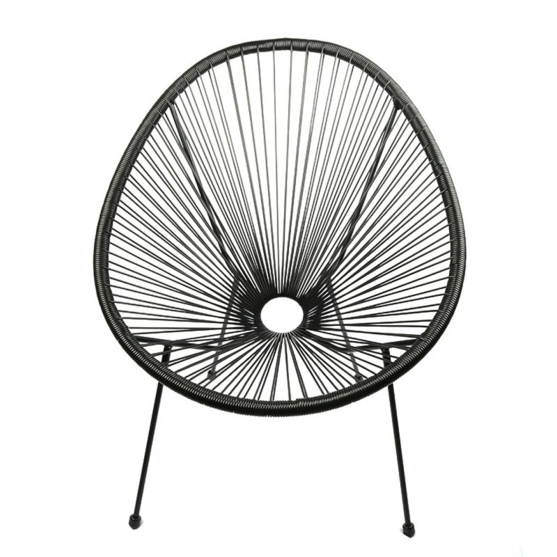 Recliner chair - technorattan (black) Recliner chair - technorattan (black)