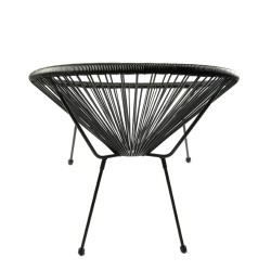 Recliner chair - technorattan (black) Recliner chair - technorattan (black)