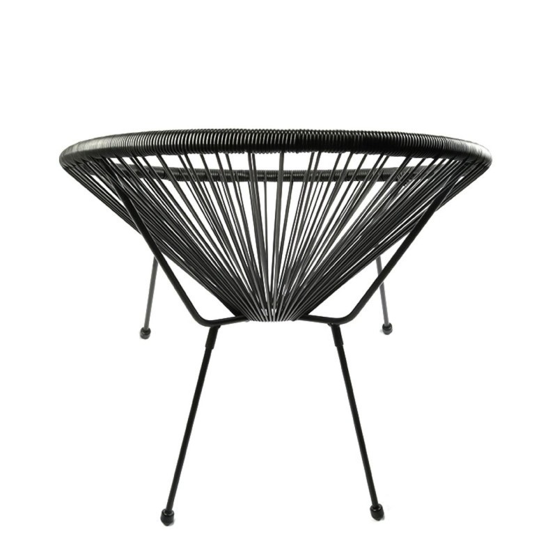 Recliner chair - technorattan (black) Recliner chair - technorattan (black)