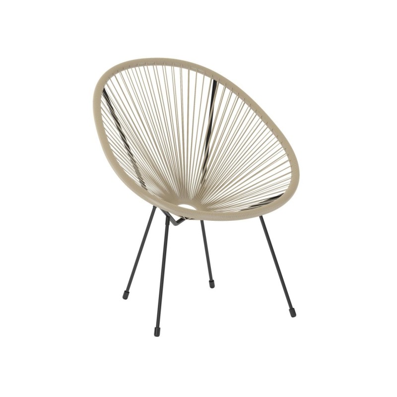 Lounge chair - technorattan (beige) Lounge chair - technorattan (beige)