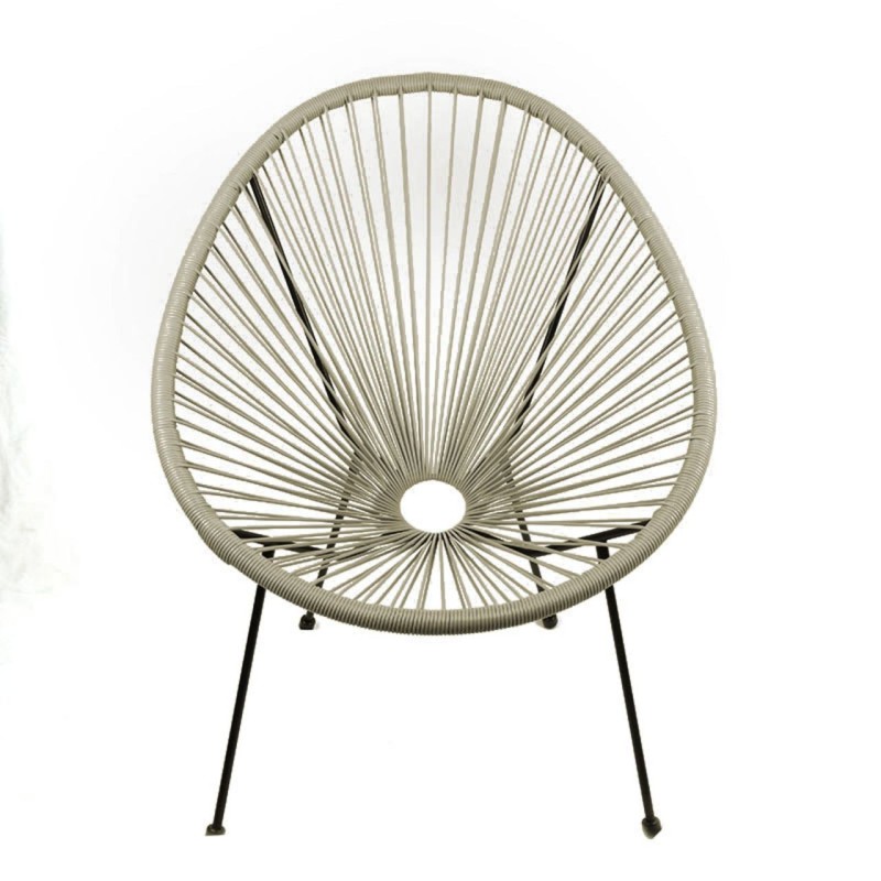 Lounge chair - technorattan (beige) Lounge chair - technorattan (beige)
