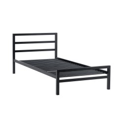 Łóżko metalowe 90x200 (czarne)