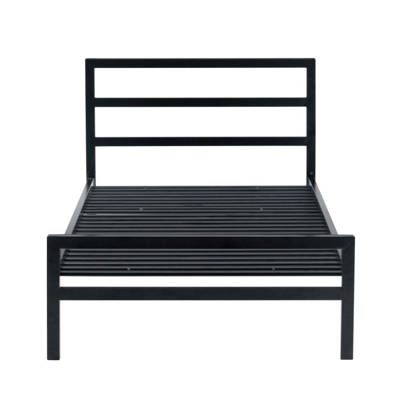 Łóżko metalowe 90x200 (czarne) Łóżko metalowe 90x200 (czarne)