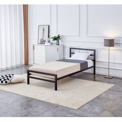 Łóżko metalowe 90x200 (czarne) Łóżko metalowe 90x200 (czarne)