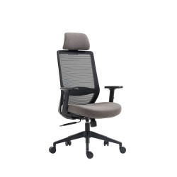 Swivel chair (black-gray)